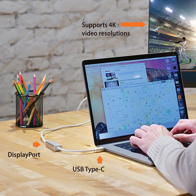 JCA140 USB-C™ to 4K DisplayPort™ Adapter