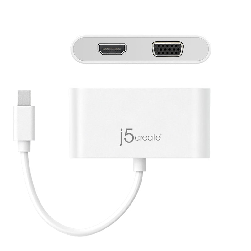 USB-C™ to VGA & HDMI™ Adapter