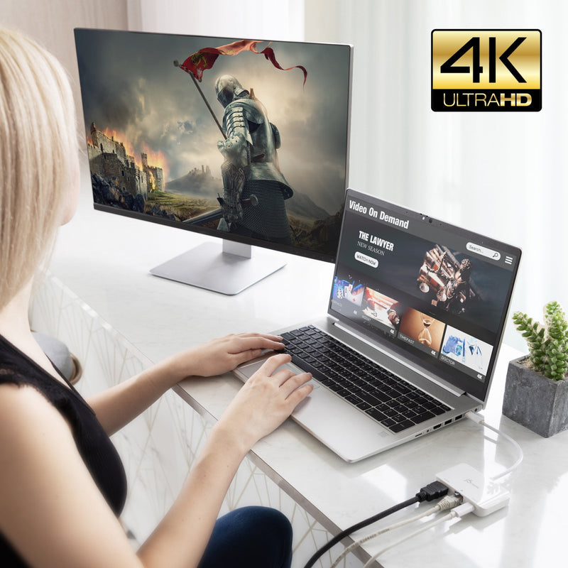 USB-C® to 4K HDMI™ Ethernet Adapter