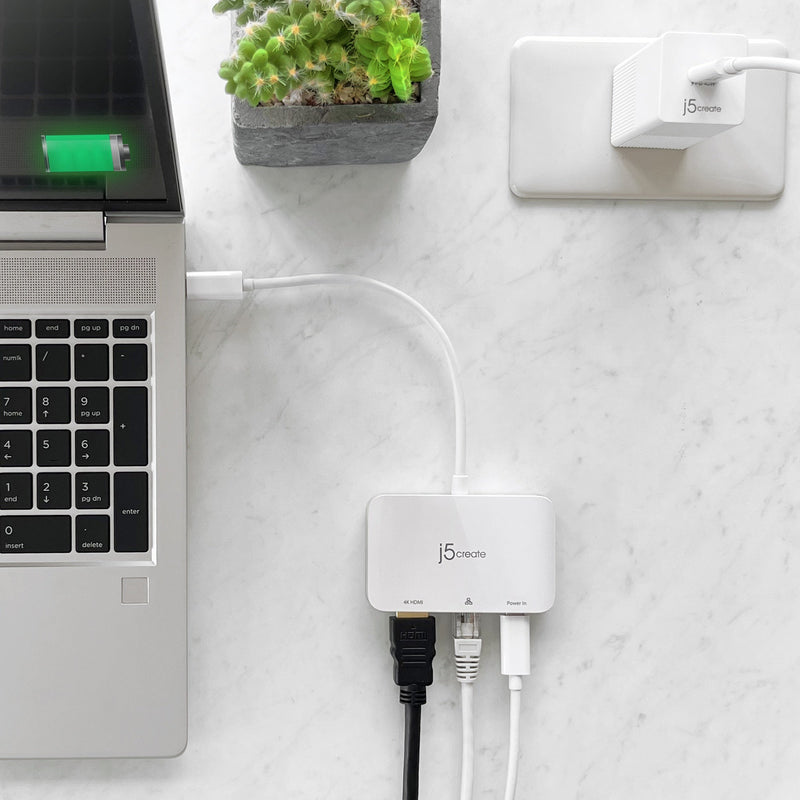 USB-C® to 4K HDMI™ Ethernet Adapter