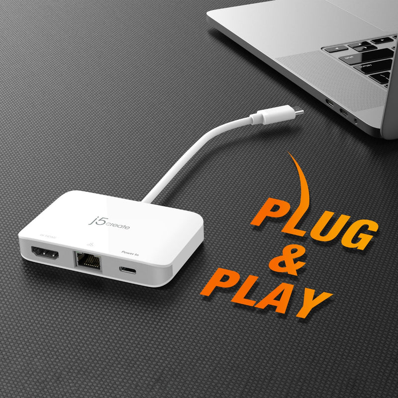 USB-C® to 4K HDMI™ Ethernet Adapter