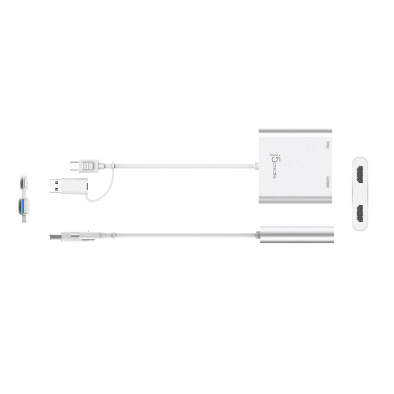 USB-C® to Dual HDMI™ Multi-Monitor Adapter