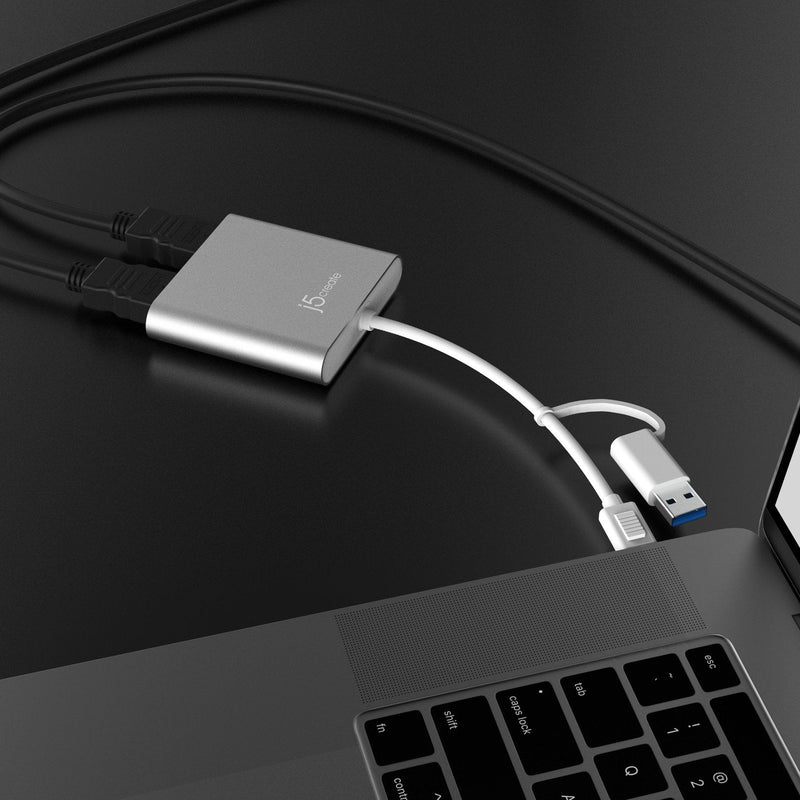 USB-C® to Dual HDMI™ Multi-Monitor Adapter