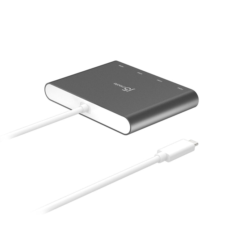 USB-C™ to 4-Port HDMI™ Multi-Monitor Adapter