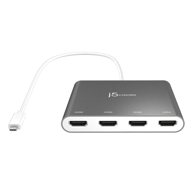USB-C™ to 4-Port HDMI™ Multi-Monitor Adapter