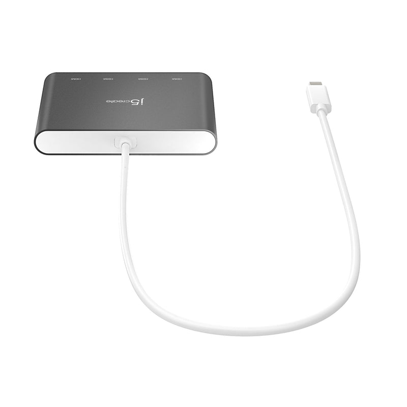 USB-C™ to 4-Port HDMI™ Multi-Monitor Adapter