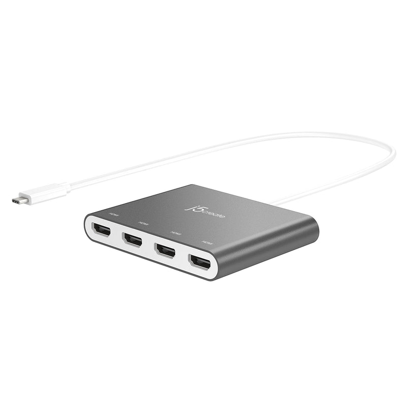 USB-C™ to 4-Port HDMI™ Multi-Monitor Adapter