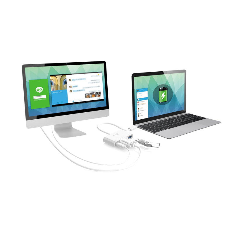 USB-C® to VGA & USB™ 3.0 with Power Delivery
