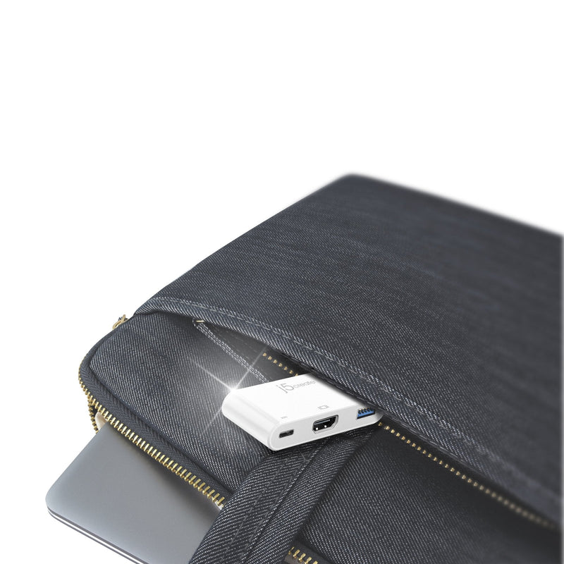USB-C® to HDMI™ & USB™ 3.0 with Power Delivery