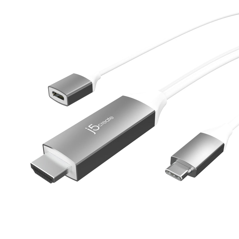 USB-C® to 4K HDMI™ Cable With PD100W Pass-Through