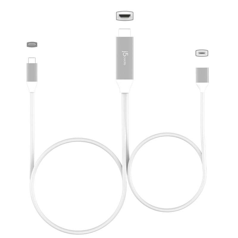 USB-C® to 4K HDMI™ Cable With PD100W Pass-Through