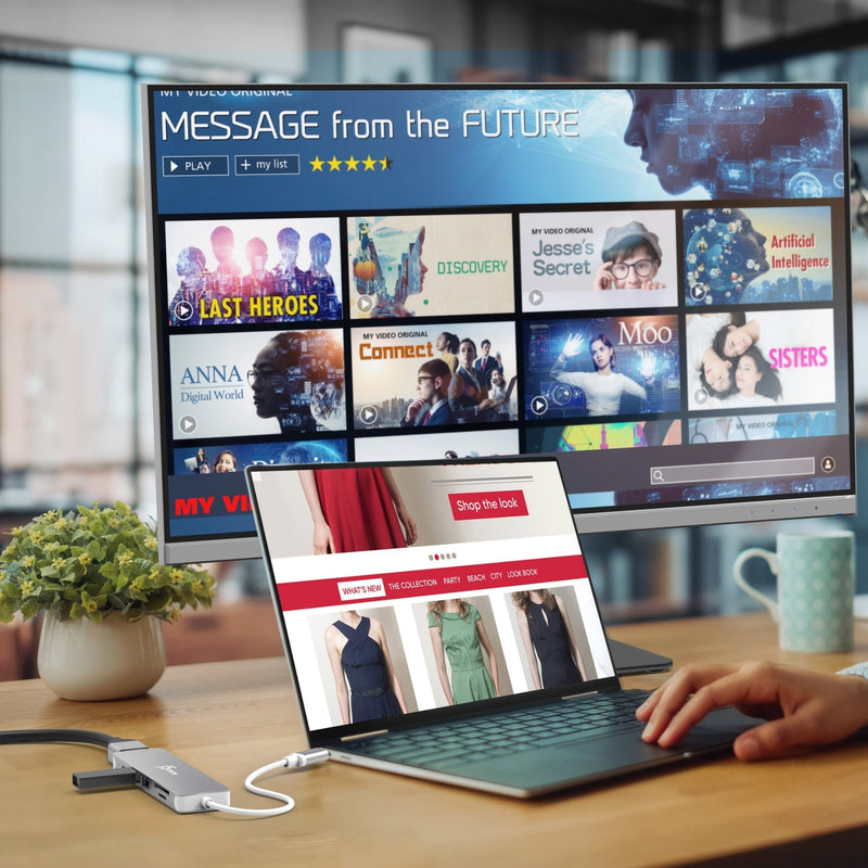 USB-C® to 4K HDMI™ Multi-Port Hub