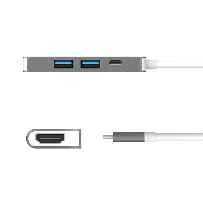 USB-C® to HDMI™ & USB™ 3.1 2-Port with Power Delivery