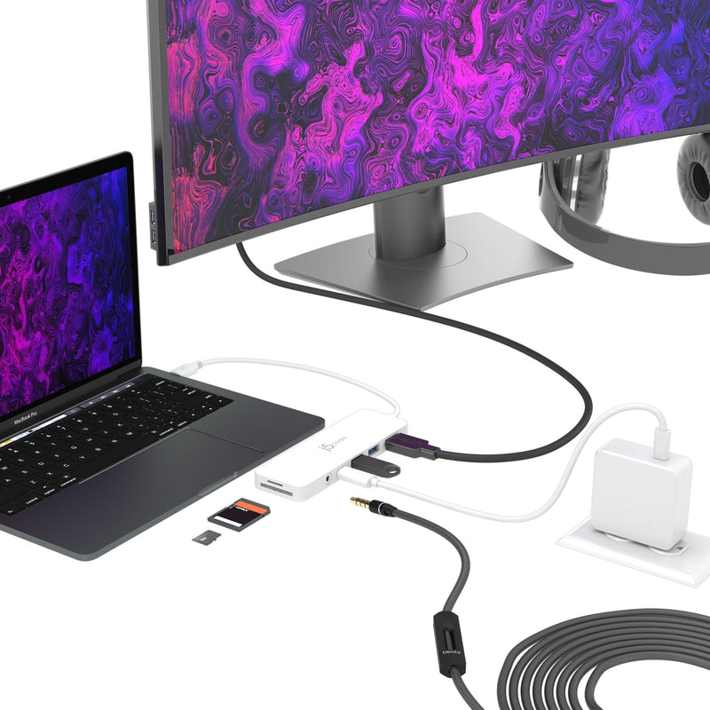 USB-C® Multi-Port Hub with Power Delivery