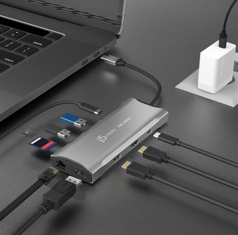 4K60 Elite USB-C® Triple-Monitor 10Gbps Mini Dock