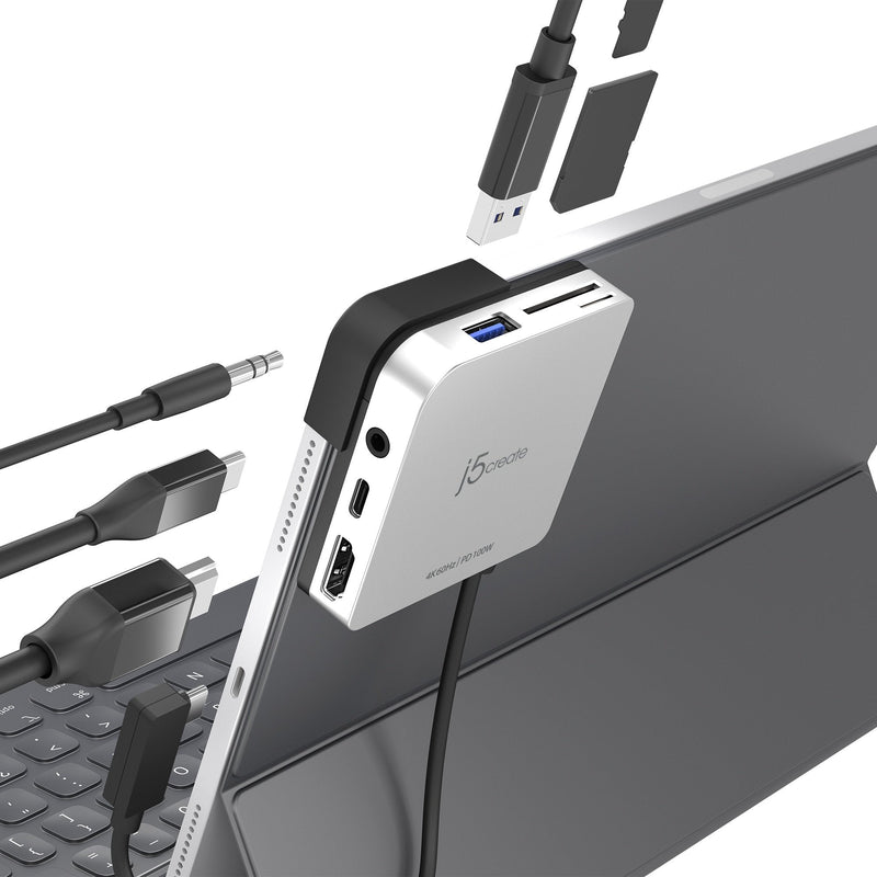 USB-C™ to 4K 60 Hz HDMI™ Travel Dock for iPad Pro®