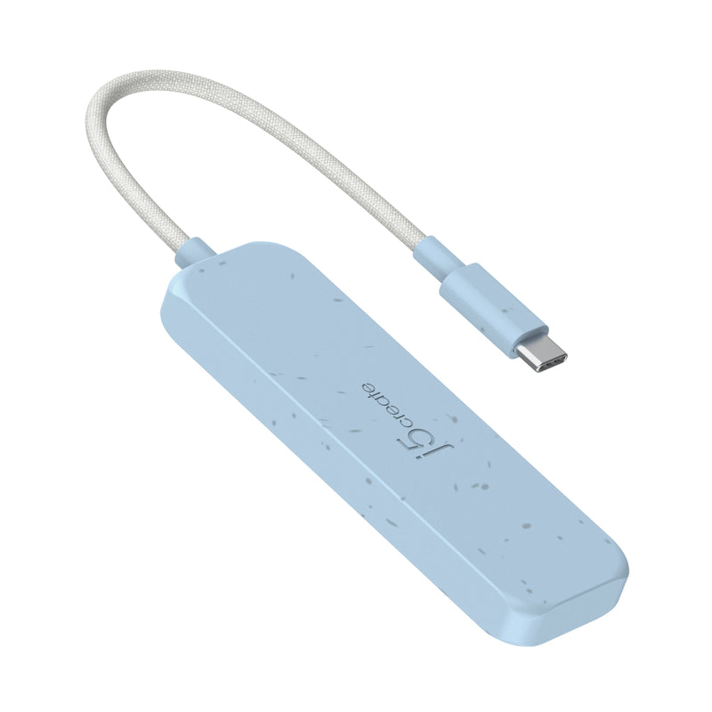 Eco-Friendly USB-C® to 4-Port Type-A Gen 2 Hub