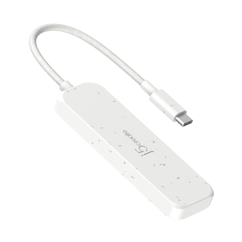 Eco-Friendly USB-C® to 4-Port Type-A Gen 2 Hub