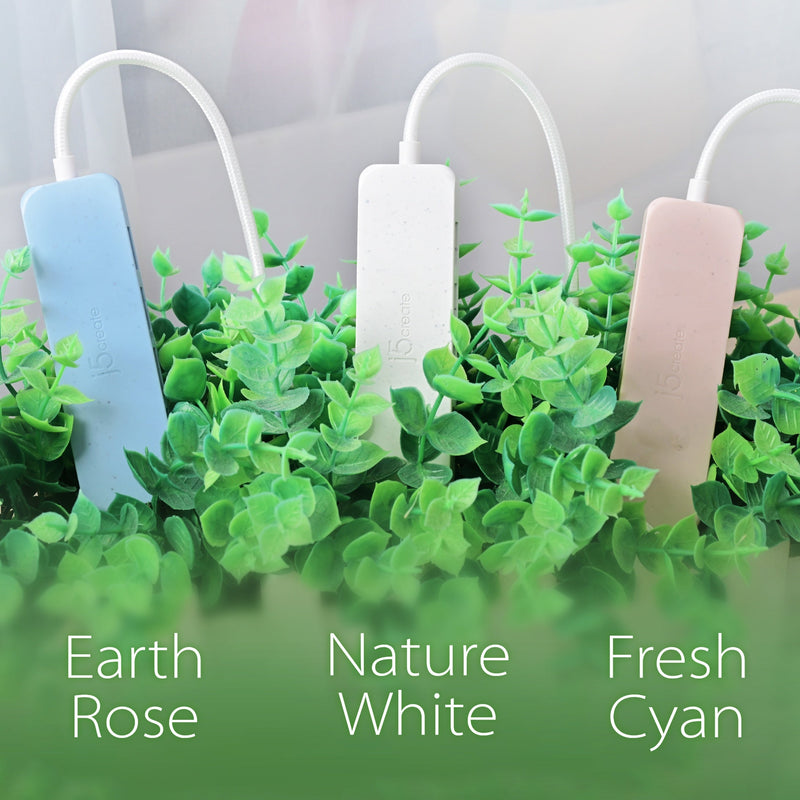 Eco-Friendly USB-C® to 4-Port Type-A Gen 2 Hub