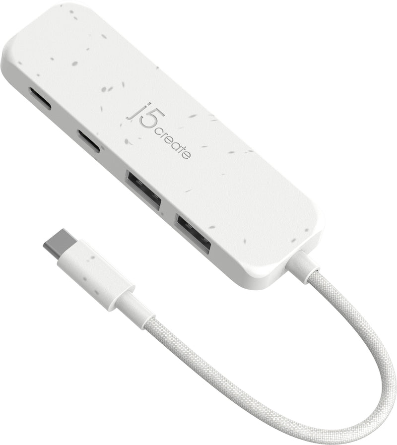Eco-Friendly USB-C® to 4-Port Type-C & Type-A Gen 2 Hub