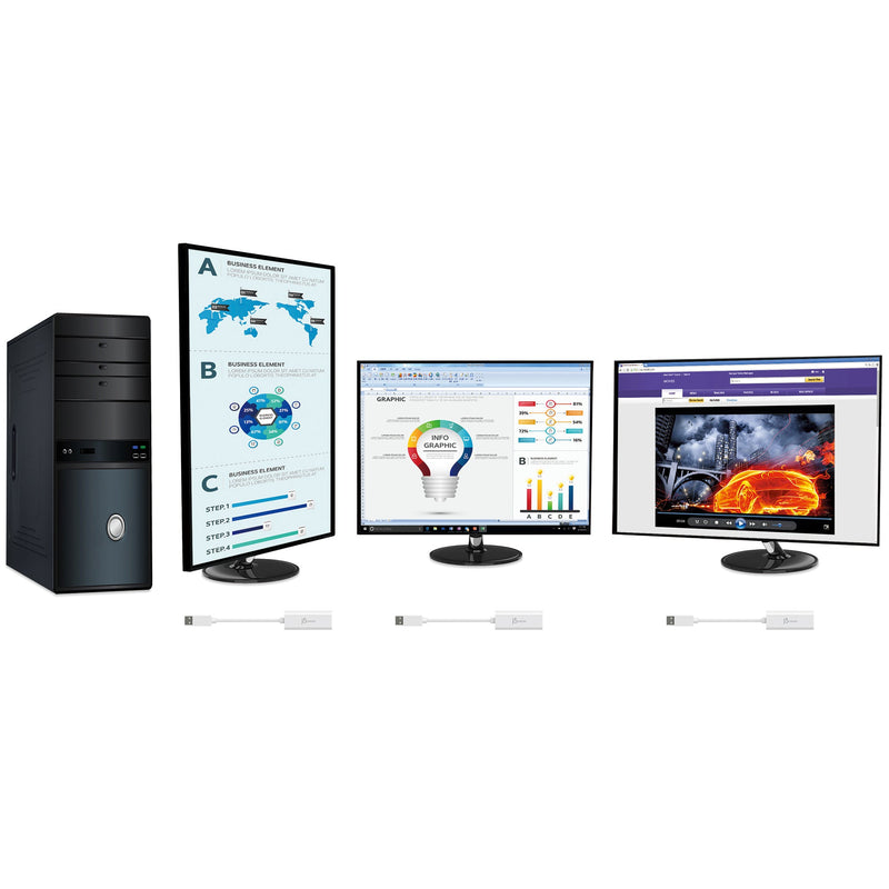 USB™ to HDMI™ Multi-Monitor Adapter