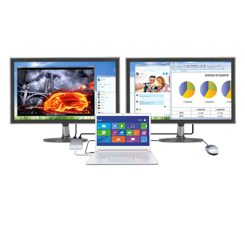 USB™ 3.0 to Dual HDMI™ Multi-Monitor Adapter