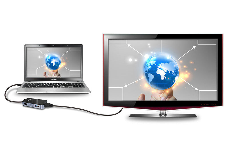 USB 3.0 Multi-Adapter VGA & Gigabit Ethernet