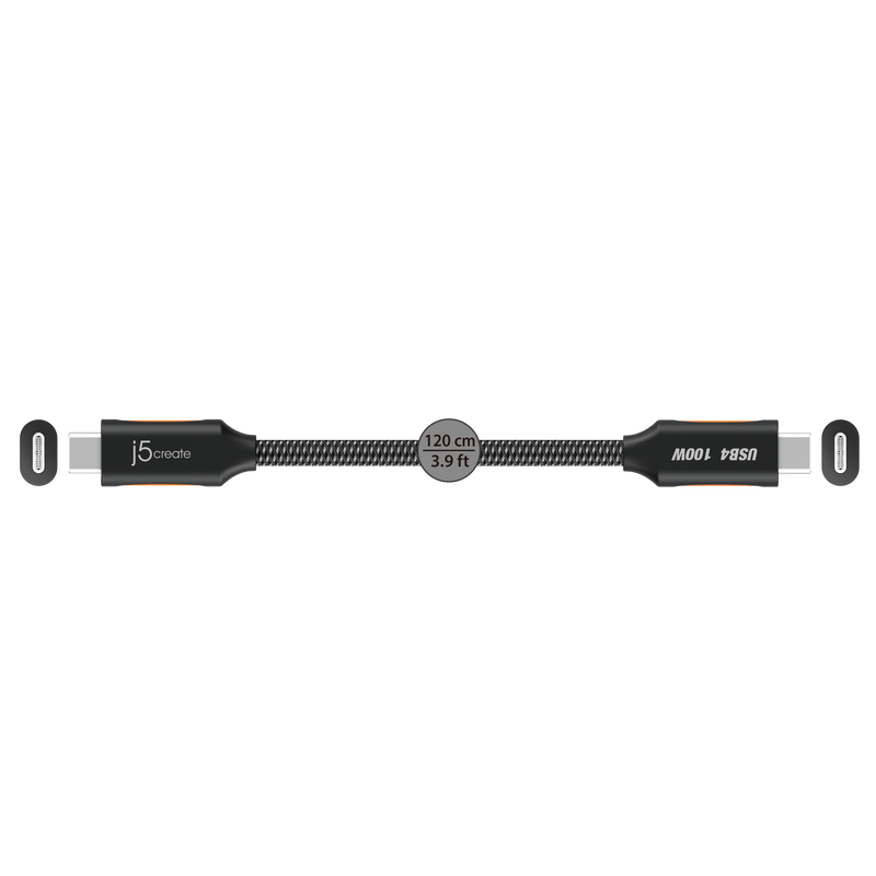 USB4® 40Gbps Full-Featured USB-C® Coaxial Cable