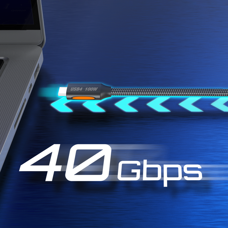 USB4® 40Gbps Full-Featured USB-C® Coaxial Cable
