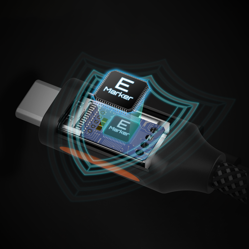 USB4® 40Gbps Full-Featured USB-C® Coaxial Cable