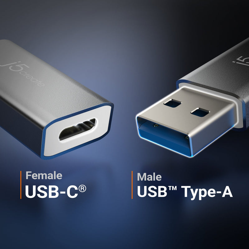 10Gbps USB™ Type-A to USB-C® Adapter